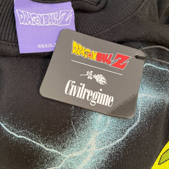 Civil Regime X Dragon Ball Z Collab SOLD OUT Oversized Japan New in Bag Large - Picture 10 of 12